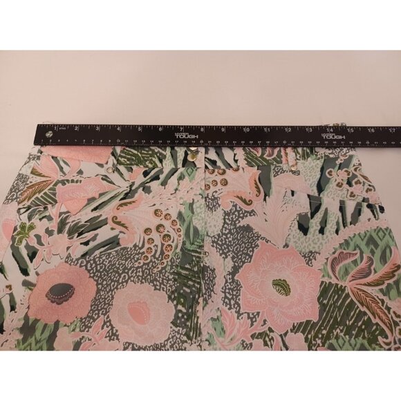 GG Blue Golf Skort Skirt Womens Sz 4 Pink Green Floral Tennis Pickleball Pockets - Picture 3 of 10